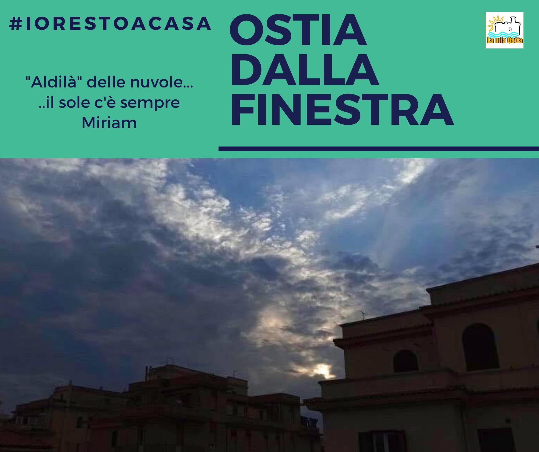 Ostia dalla finestra: mese di aprile